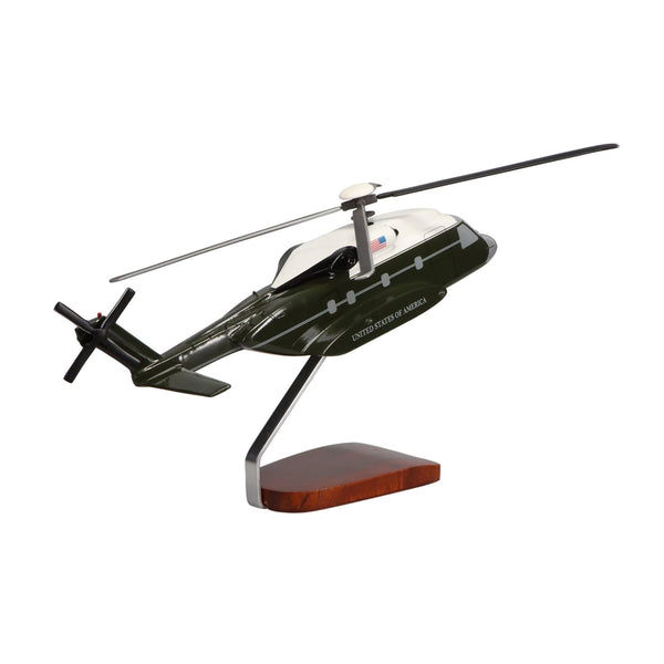 Sikorsky VH-92A Marine One Limited Edition Large Mahogany Model - PilotMall.com