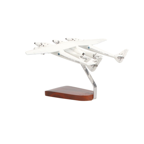 Virgin Galactic White Knight Two carrying SpaceShipTwo Limited Edition Large Mahogany Model - PilotMall.com