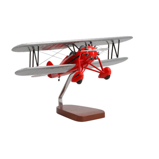 Waco Aircraft Company RNF (Red) Limited Edition Large Mahogany Model - PilotMall.com